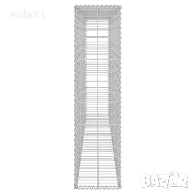 vidaXL Габионна стена с капаци, поцинкована стомана, 200х20х85 см(SKU:143580), снимка 3 - Други - 49059747