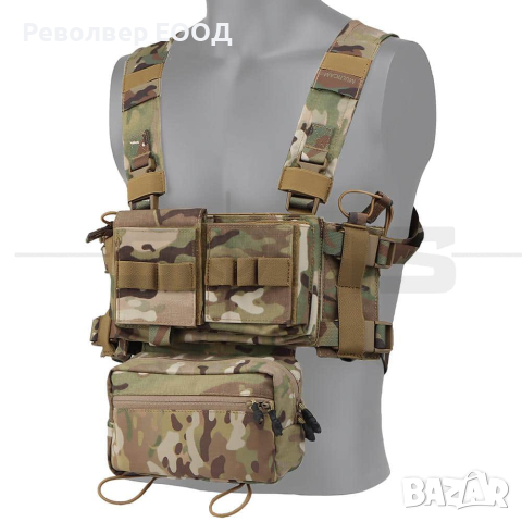 ТАКТИЧЕСКА ЖИЛЕТКА PMC MICRO D CHEST RIG – NPC, снимка 3 - Екипировка - 45056888