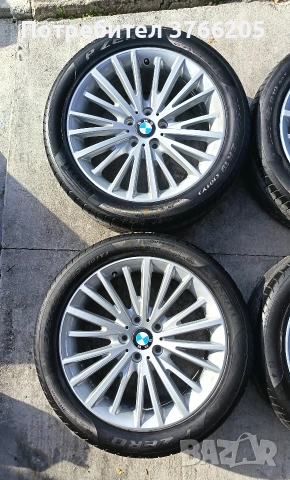 19ки джанти 5х120 BMW Style 399 с летни гуми Pirelli, снимка 3 - Гуми и джанти - 52571825