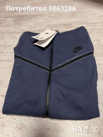 Нов мъжки син екип Nike Tech Fleece, снимка 3 - Спортни дрехи, екипи - 43853276