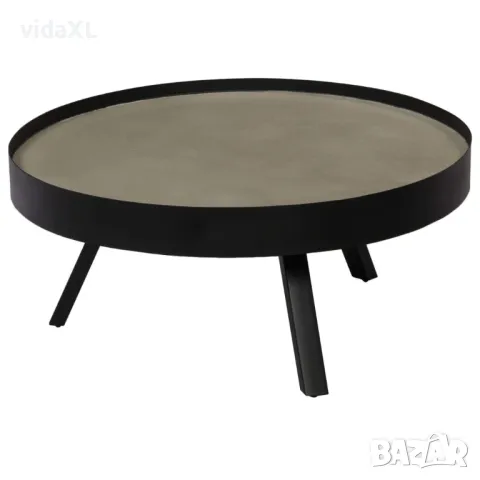 vidaXL Маса за кафе, бетонен плот, 74x32 см(SKU:246086, снимка 1