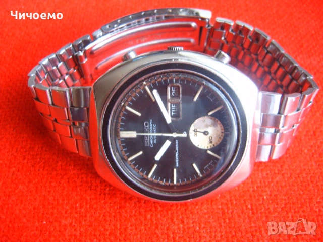 Vintage Seiko Chronograph 6139-8002 Оригинален мъжки часовник