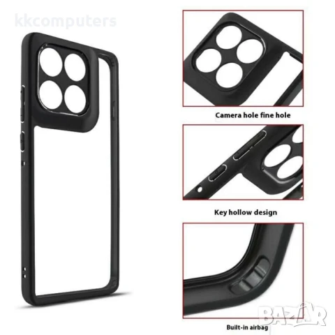 Motorola Edge 60 Pro 5G Clear Hybrid TPU + PC Калъф и Протектор, снимка 5 - Калъфи, кейсове - 50657177