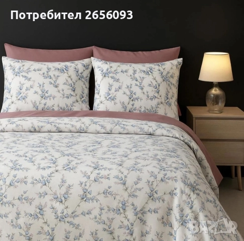  ПАМУЧНО СПАЛНО БЕЛЬО , снимка 4 - Спално бельо - 52644217
