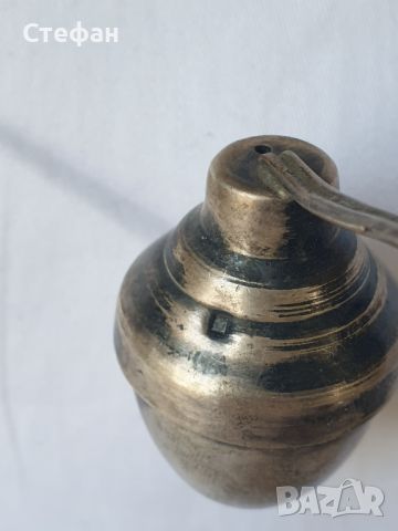 Сребърна миниатюра - Газова лампа, снимка 2 - Антикварни и старинни предмети - 45552398