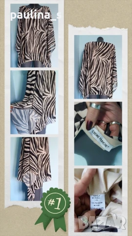 Четири различни броя / Маркова лятна туника от ефирен шифон  , снимка 18 - Туники - 36144388