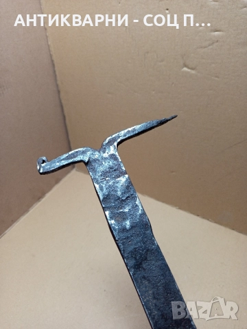 Старо Голямо Ръчно Ковано Градинско Стъргало. , снимка 4 - Антикварни и старинни предмети - 51913201