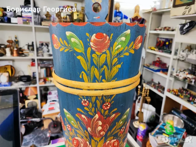 Дървена поставка за чадъри, снимка 4 - Антикварни и старинни предмети - 49711796