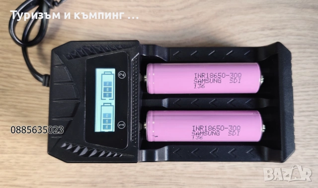 Зарядно устройство за батерии  АА,ААА,18650,18500,14500,16340,21700, снимка 2 - Друга електроника - 53406784