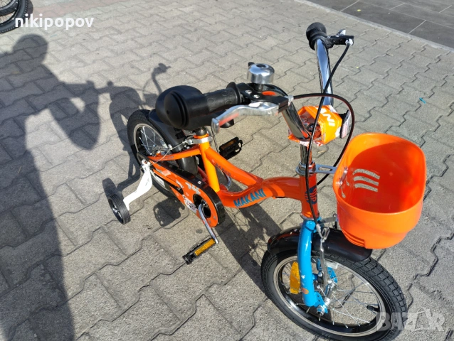MAKANI Велосипед 14" BENTU оранжев, снимка 9 - Велосипеди - 53759099