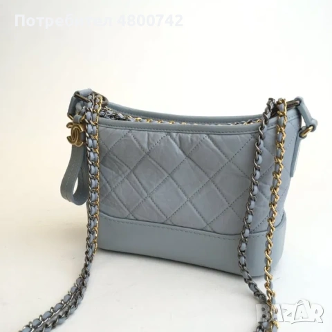 Chanel чанта Gabrielle v светло син цвят, снимка 3 - Чанти - 54236639