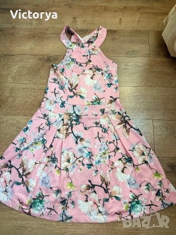 Удобна и прохладна рокля в страхотен цвят, снимка 3 - Рокли - 51461780