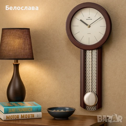 Елегантен стенен часовник с махало Senator – прецизност и стил за вашия дом или офис, снимка 1