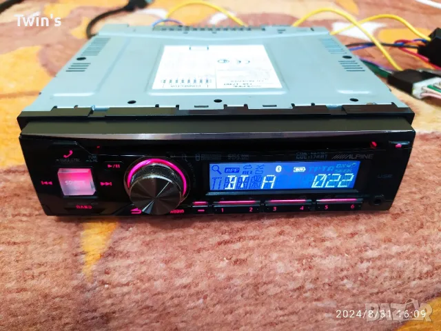 ✅ Alpine CDE-174BT CD/USB/MP3 плейър с Bluetooth, снимка 10 - Радиокасетофони, транзистори - 47245692