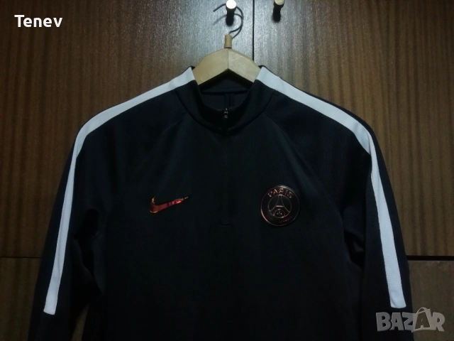 PSG Paris Saint-Germain Nike оригинално горнище блуза ПСЖ Пари Сен Жермен, снимка 4 - Спортни дрехи, екипи - 52969087