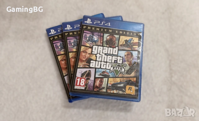 отлична Grand Theft Auto V Premium Edition за PS4/PS5, GTA V, GTA 5