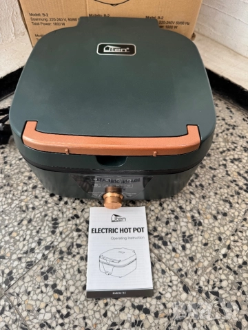 Мултифункционален Електрически Съд за Готвене Пържене Варене Задушаване UTEN Electric Hot Pot B-2, снимка 2 - Мултикукъри - 52722022