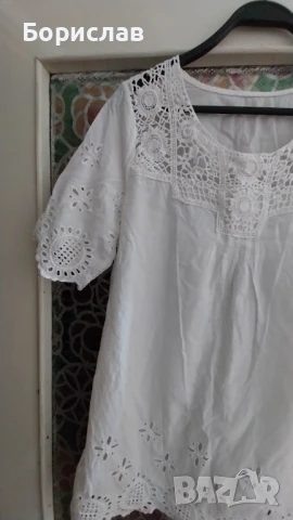 Плажна бяла рокля , снимка 4 - Рокли - 50995940