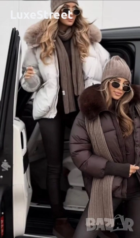 Дамски Зимни Якета с Пух🤍, снимка 2 - Якета - 52448897