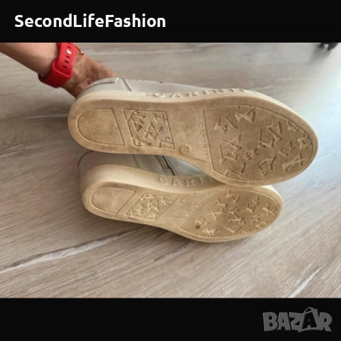 Carinii дамски обувки със скрита платформа естествена кожа 37 номер, снимка 4 - Дамски ежедневни обувки - 54174671