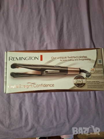 Преса за коса Remington - S6606, Curl & Confidence, 230ºC, черна 