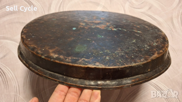 ✅КАЧЕСТВЕНА МЕДНА ТАВА - 42 СМ❗, снимка 4 - Антикварни и старинни предмети - 51973778