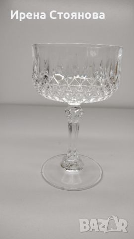 Cristal D’ Arques. Шест броя кристални чаши за просеко/шампанско, оловен кристал 240 мл, снимка 2 - Чаши - 46035293