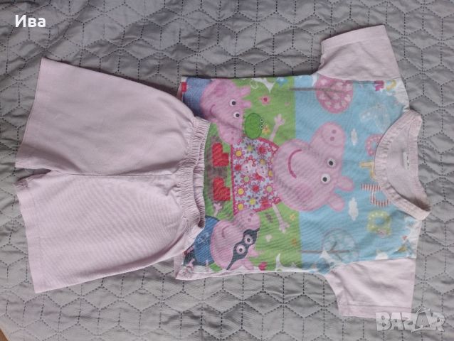 бебешка детска пижамка Пепа пиг, снимка 1 - Детски комплекти - 46406915
