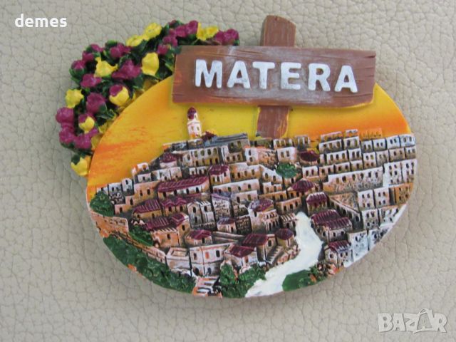 Магнит от Матера, Италия, снимка 1 - Колекции - 46388332