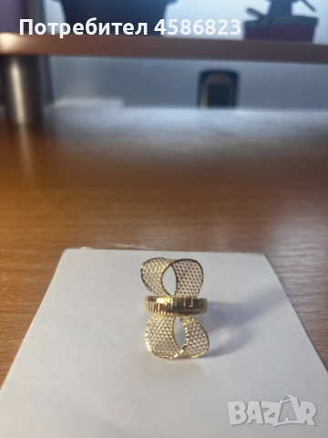 Златен пръстен – 14 карата, 2.3 г, снимка 4 - Пръстени - 52718663