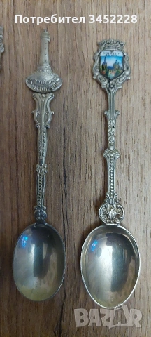 лъжички за колекционери 4 броя , снимка 4 - Антикварни и старинни предмети - 53193168