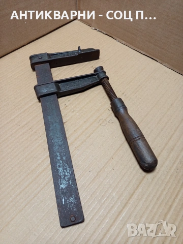 Соц Стара Българска Дърводелска Стяга. Номер 594., снимка 3 - Антикварни и старинни предмети - 53205503