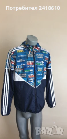 Adidas Originals Windbreaker  Mens Size M НОВО! ОРИГИНАЛ! Мъжко  Яке Тип Ветровка!, снимка 2 - Спортни дрехи, екипи - 51052217