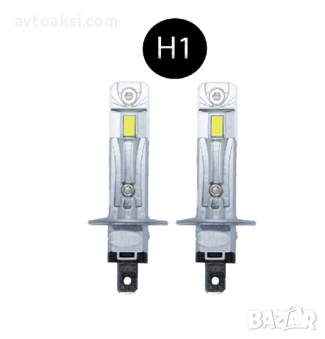 Диодни LED Крушки H7/H1/H4 60w 2бр к-т, снимка 3 - Аксесоари и консумативи - 44949609