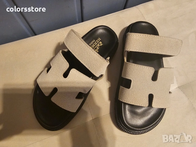 Дамски чехли Hermes/BR45d, снимка 3 - Чехли - 53944372