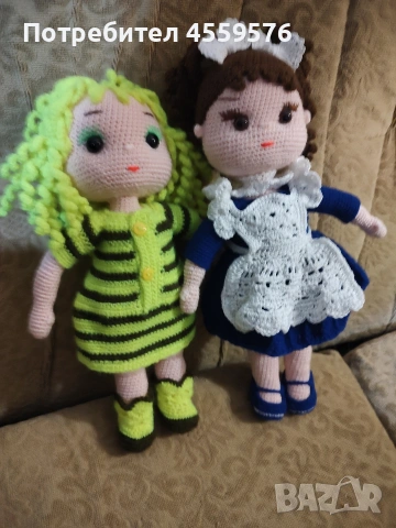 Плетени кукли, снимка 3 - Кукли - 53773251