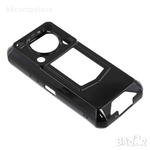 Калъф с протектор за Oukitel WP56 – мек TPU удароустойчив калъф, прозрачен или черен, снимка 2 - Резервни части за телефони - 52520161