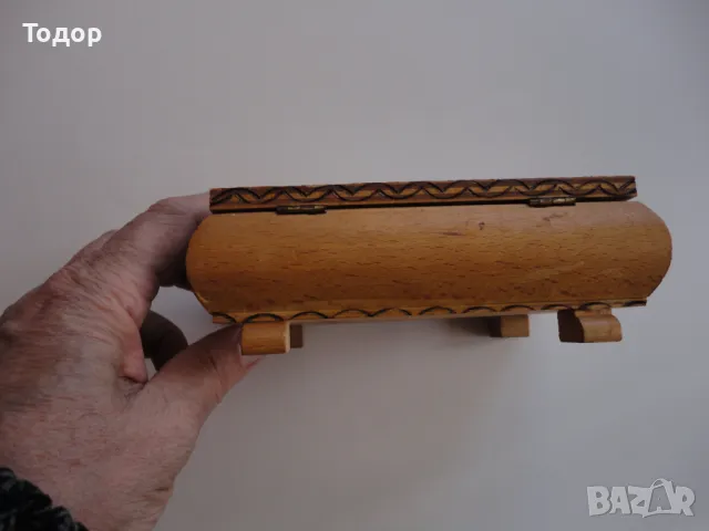 Авторска дървена кутия за бижута 6, снимка 4 - Антикварни и старинни предмети - 49633141