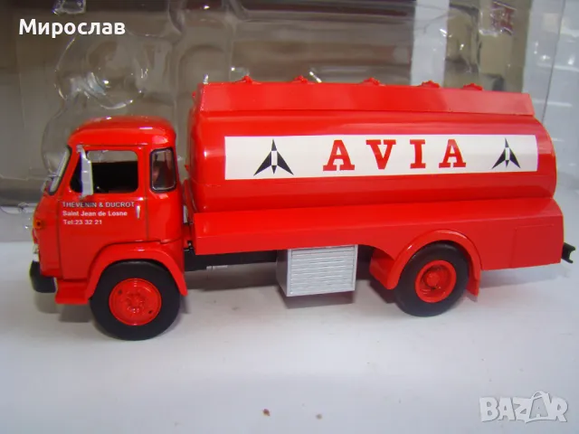 IXO??? 1/43 RENAULT AVIA КАМИОН КОЛИЧКА ЦИСТЕРНА МОДЕЛ, снимка 3 - Колекции - 48418447