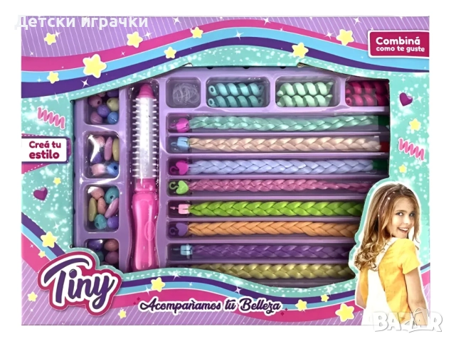 Комплект за прически фризьорски с 8 плитки