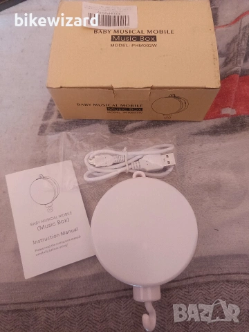 Музикална бебешка мобилна музикална кутия с батерии и 128M Micro SD карта, 12 мелодии НОВА