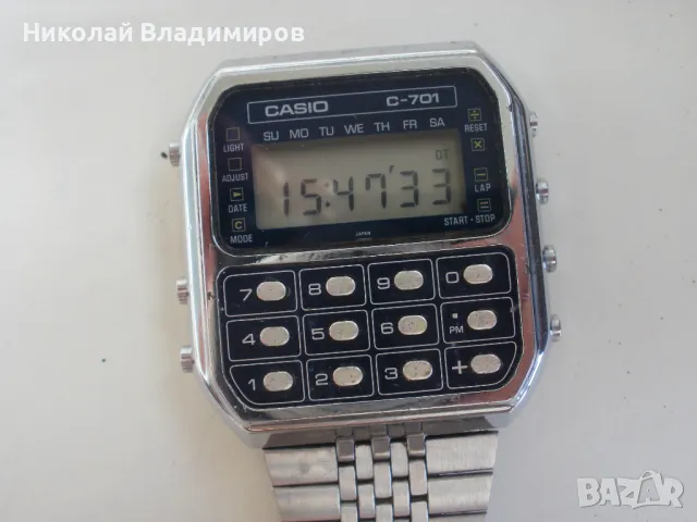 Casio C-700 дигитален кварцов японски мъжки ръчен часовник, снимка 1