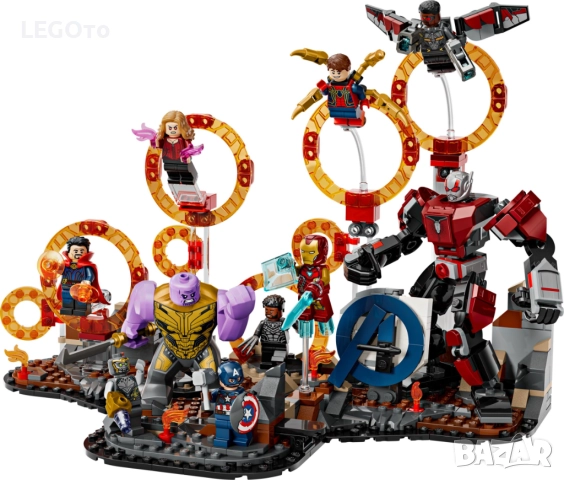 ЛЕГО 76323 Супер Хироус – Отмъстителите: Краят Последната битка LEGO 76323 Super Heroes – Avengers: , снимка 3 - Конструктори - 52461789