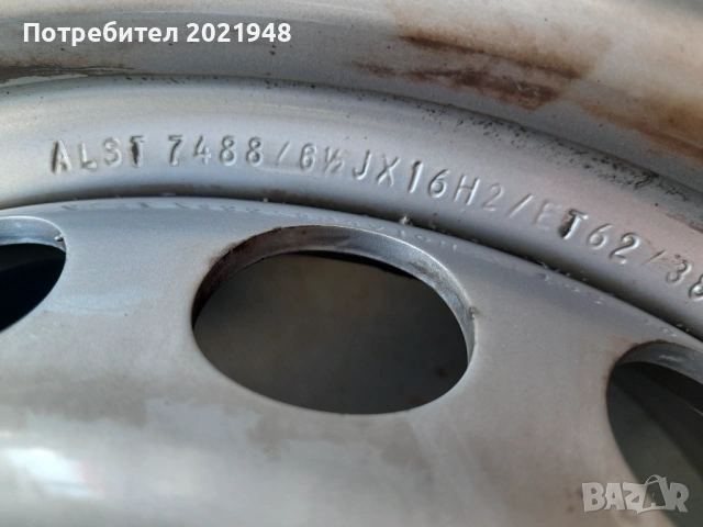 Продавам джанта за Мерцедес Спринтер,една или две, снимка 11 - Гуми и джанти - 53861778