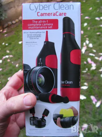 CyberClean Camera Care - комплект за почистване на DSLR камери и фотоапарати, снимка 4 - Чанти, стативи, аксесоари - 49829493