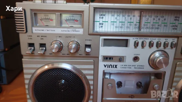 Радио касетофон /Ghettoblaster/ VINIX VPC-7704, снимка 2 - Радиокасетофони, транзистори - 47166930