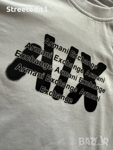 Мъжка тениска Armani Exchange, снимка 2 - Тениски - 53681711