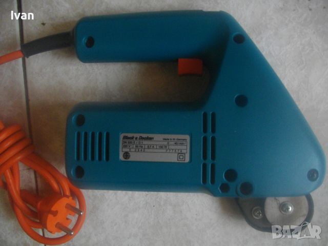 Black Decker-West Germany-Оригинална Ел. Ножица 150 Вата-Като Нова-Старо Качество-Реже Ламарина/Плат, снимка 14 - Други инструменти - 45092543