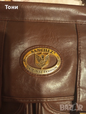 SANCHEZ Оригинал Нова Кожена Дамска Чанта , снимка 4 - Чанти - 52346485