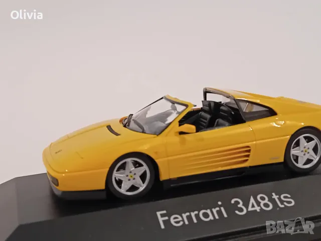 Ferrari F40 1:43 Ferrari 348 ts herpa отваряеми модели, снимка 15 - Колекции - 49220775